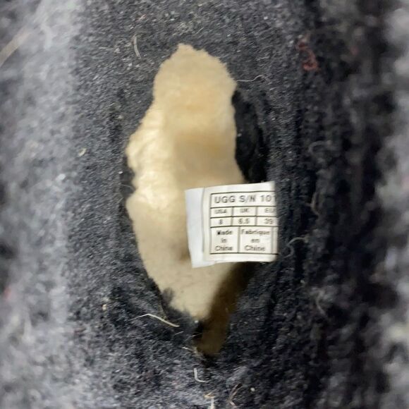 UGG AUSTRALIA REMORA BUCKLE BOOTIE FOLDOVER STYLE Black 8‎ - Picture 11 of 13